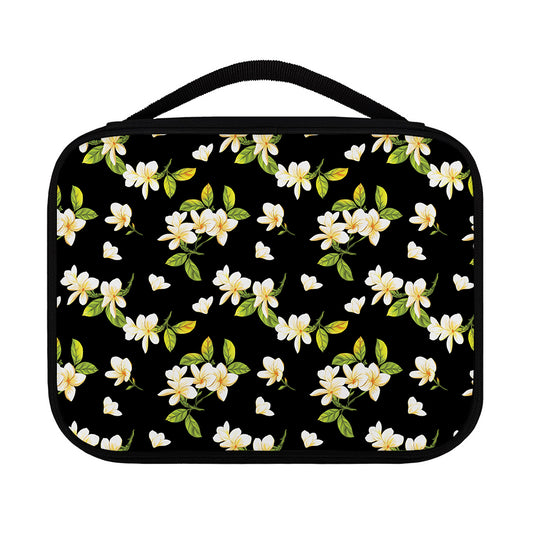 Vintage Plumeria Flower Pattern Print Classic Bible Case