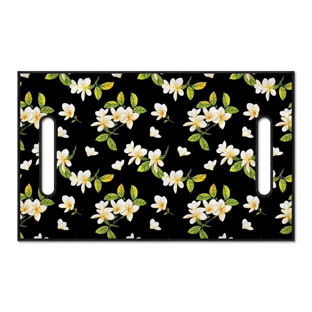 Vintage Plumeria Flower Pattern Print Golf Cart Seat Cover