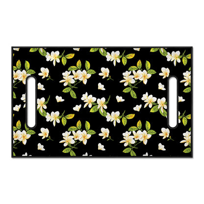 Vintage Plumeria Flower Pattern Print Golf Cart Seat Cover