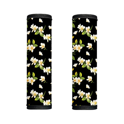 Vintage Plumeria Flower Pattern Print Handle Covers