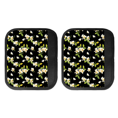 Vintage Plumeria Flower Pattern Print Handle Covers