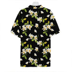 Vintage Plumeria Flower Pattern Print Hawaiian Shirt