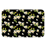 Vintage Plumeria Flower Pattern Print Indoor Door Mat