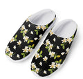 Vintage Plumeria Flower Pattern Print Mesh Casual Shoes