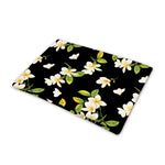 Vintage Plumeria Flower Pattern Print Pet Cooling Mat Cover