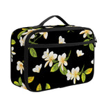 Vintage Plumeria Flower Pattern Print Portable Lunch Bag