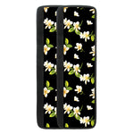 Vintage Plumeria Flower Pattern Print Refrigerator Handle Covers