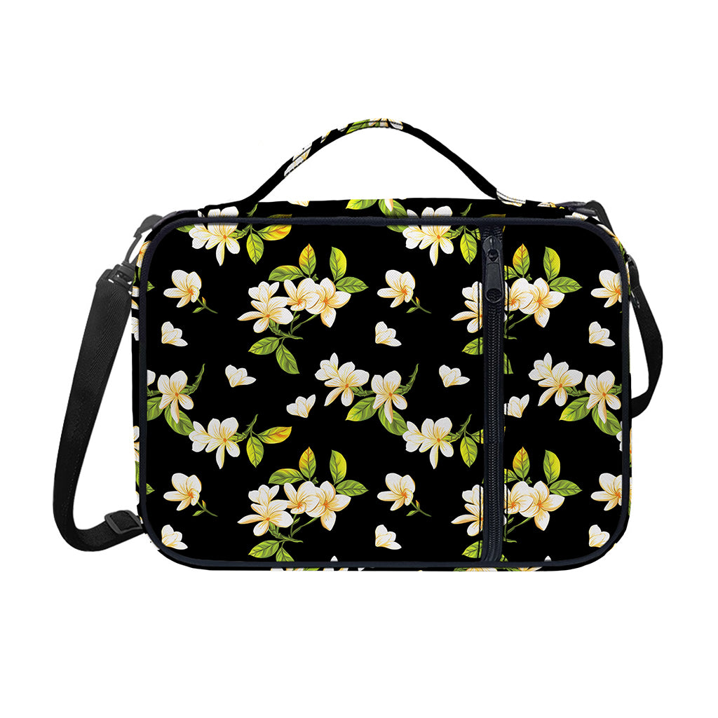 Vintage Plumeria Flower Pattern Print Shoulder Strap Bible Bag