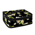 Vintage Plumeria Flower Pattern Print Small Lunch Bag
