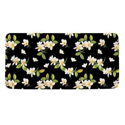 Vintage Plumeria Flower Pattern Print Towel