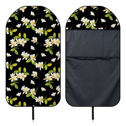 Vintage Plumeria Flower Pattern Print Waterproof Car Seat Cover