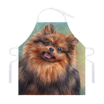 Vintage Pomeranian Portrait Adjustable Apron