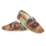 Vintage Pomeranian Portrait Casual Shoes