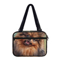 Vintage Pomeranian Portrait Double Strap Bible Bag