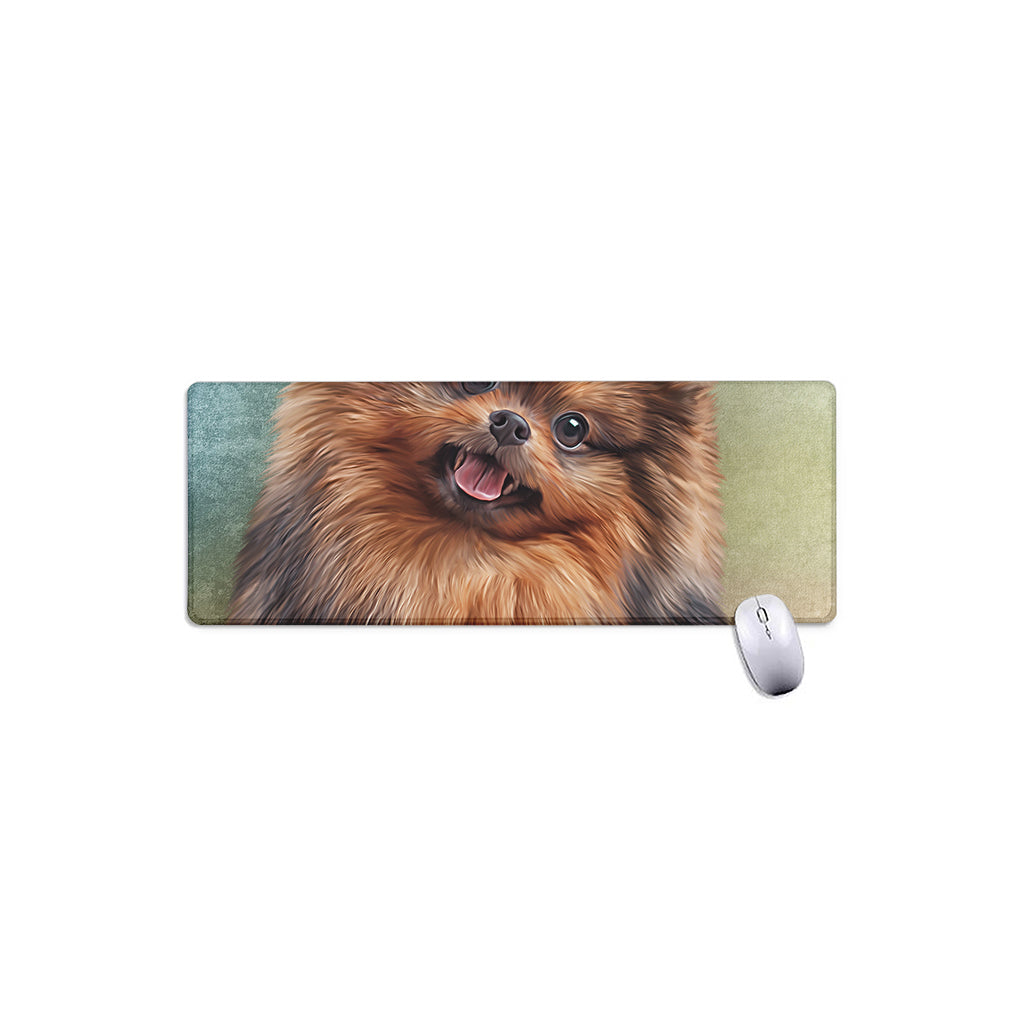 Vintage Pomeranian Portrait Extended Mouse Pad