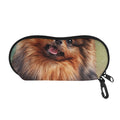 Vintage Pomeranian Portrait Glasses Case