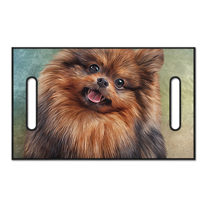 Vintage Pomeranian Portrait Golf Cart Seat Cover