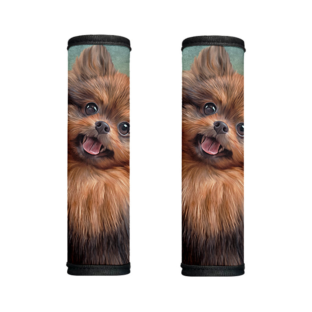 Vintage Pomeranian Portrait Handle Covers