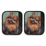 Vintage Pomeranian Portrait Handle Covers