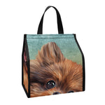 Vintage Pomeranian Portrait Insulated Lunch Tote
