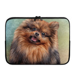 Vintage Pomeranian Portrait Laptop Sleeve