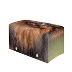 Vintage Pomeranian Portrait Leather Tissue Box Cover