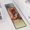 Vintage Pomeranian Portrait Long Kitchen Mat