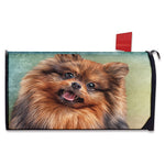 Vintage Pomeranian Portrait Mailbox Cover