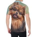 Vintage Pomeranian Portrait Men's Shirt