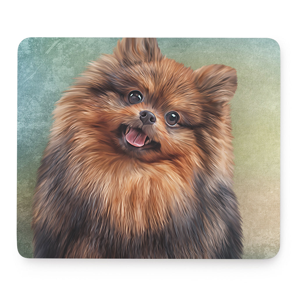 Vintage Pomeranian Portrait Mouse Pad