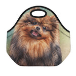 Vintage Pomeranian Portrait Neoprene Lunch Bag