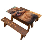 Vintage Pomeranian Portrait Picnic Table Cover