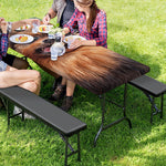 Vintage Pomeranian Portrait Picnic Table Cover