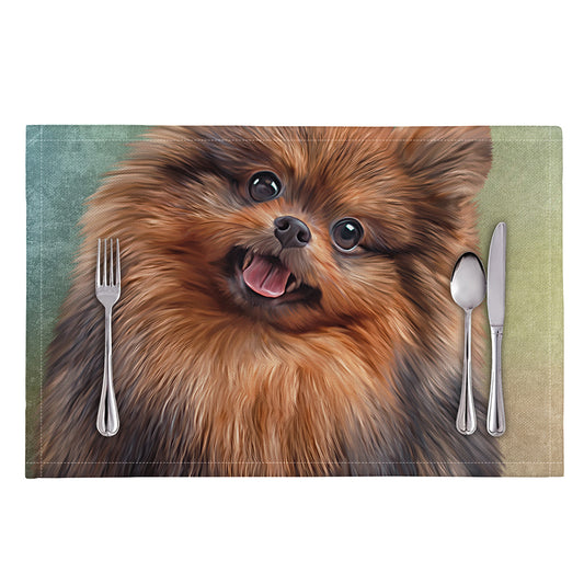 Vintage Pomeranian Portrait Placemat