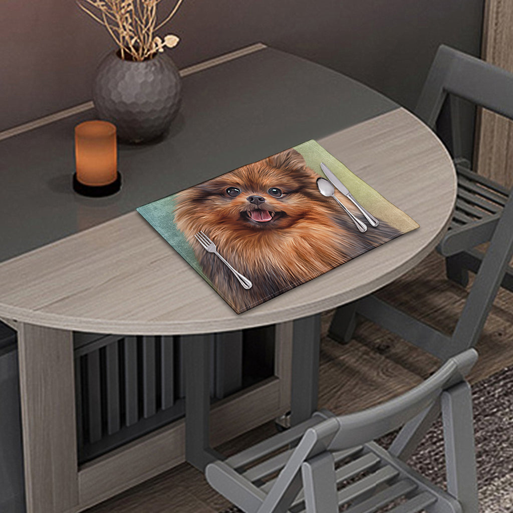 Vintage Pomeranian Portrait Placemat