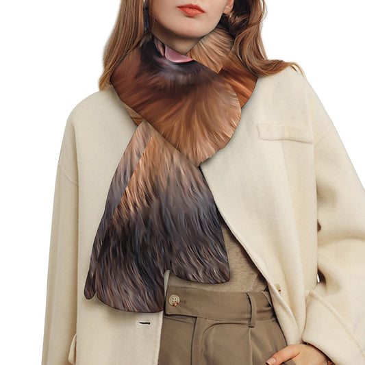 Vintage Pomeranian Portrait Scarf