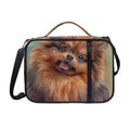 Vintage Pomeranian Portrait Shoulder Strap Bible Bag