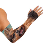 Vintage Pomeranian Portrait Sun Protection Arm Sleeves