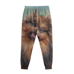 Vintage Pomeranian Portrait Sweatpants