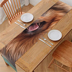 Vintage Pomeranian Portrait Table Runner