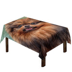 Vintage Pomeranian Portrait Tablecloth