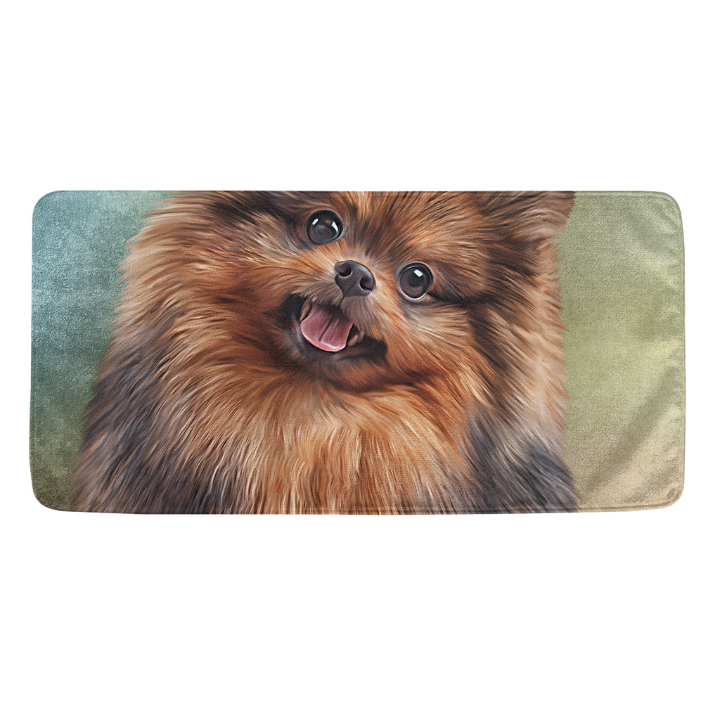 Vintage Pomeranian Portrait Towel