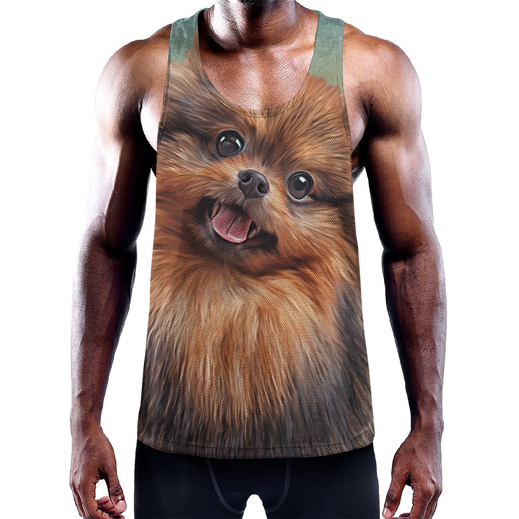 Vintage Pomeranian Portrait Training Tank Top