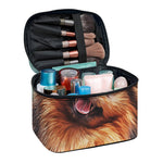 Vintage Pomeranian Portrait Travel Makeup Bag