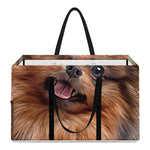 Vintage Pomeranian Portrait Utility Tote Bag