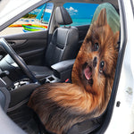 Vintage Pomeranian Portrait Waterproof Car Seat Cover