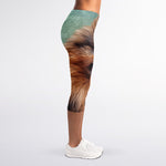 Vintage Pomeranian Portrait Women's Capri Leggings