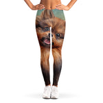 Vintage Pomeranian Portrait Women's Leggings