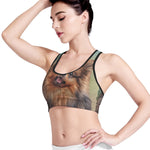 Vintage Pomeranian Portrait Women's Sports Bra