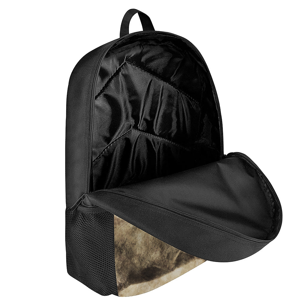 Vintage Pug Portrait Print 17 Inch Backpack